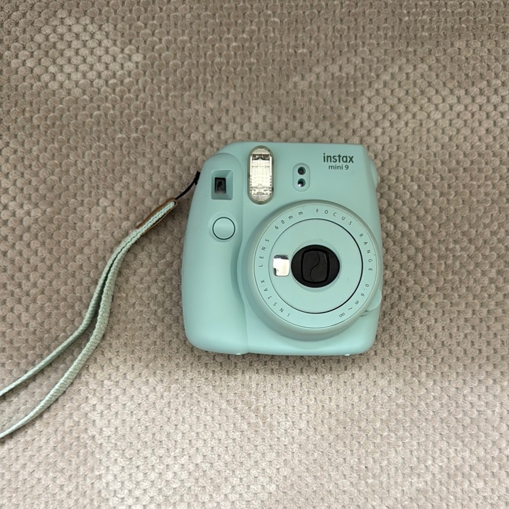 Mint Green Instax Mini 9 Camera